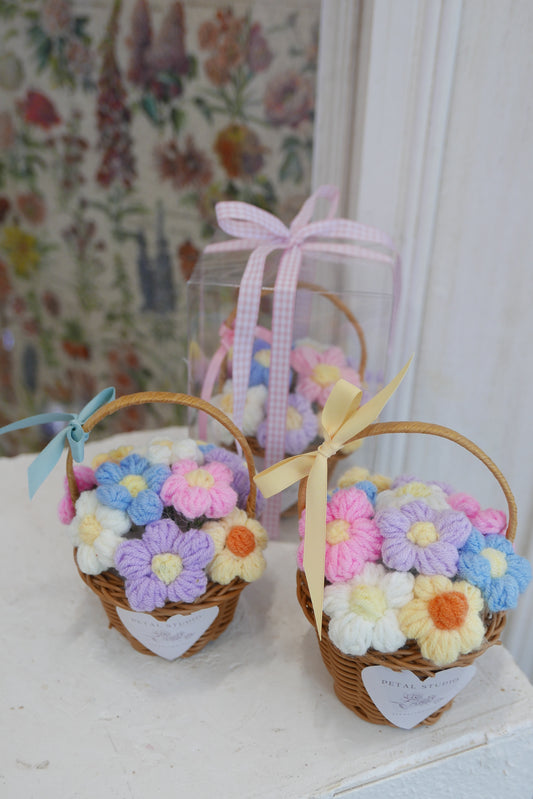 Mini Crotchet Flower Basket