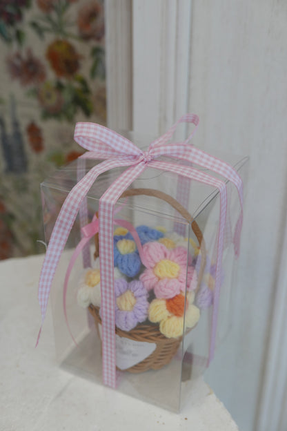 Mini Crotchet Flower Basket